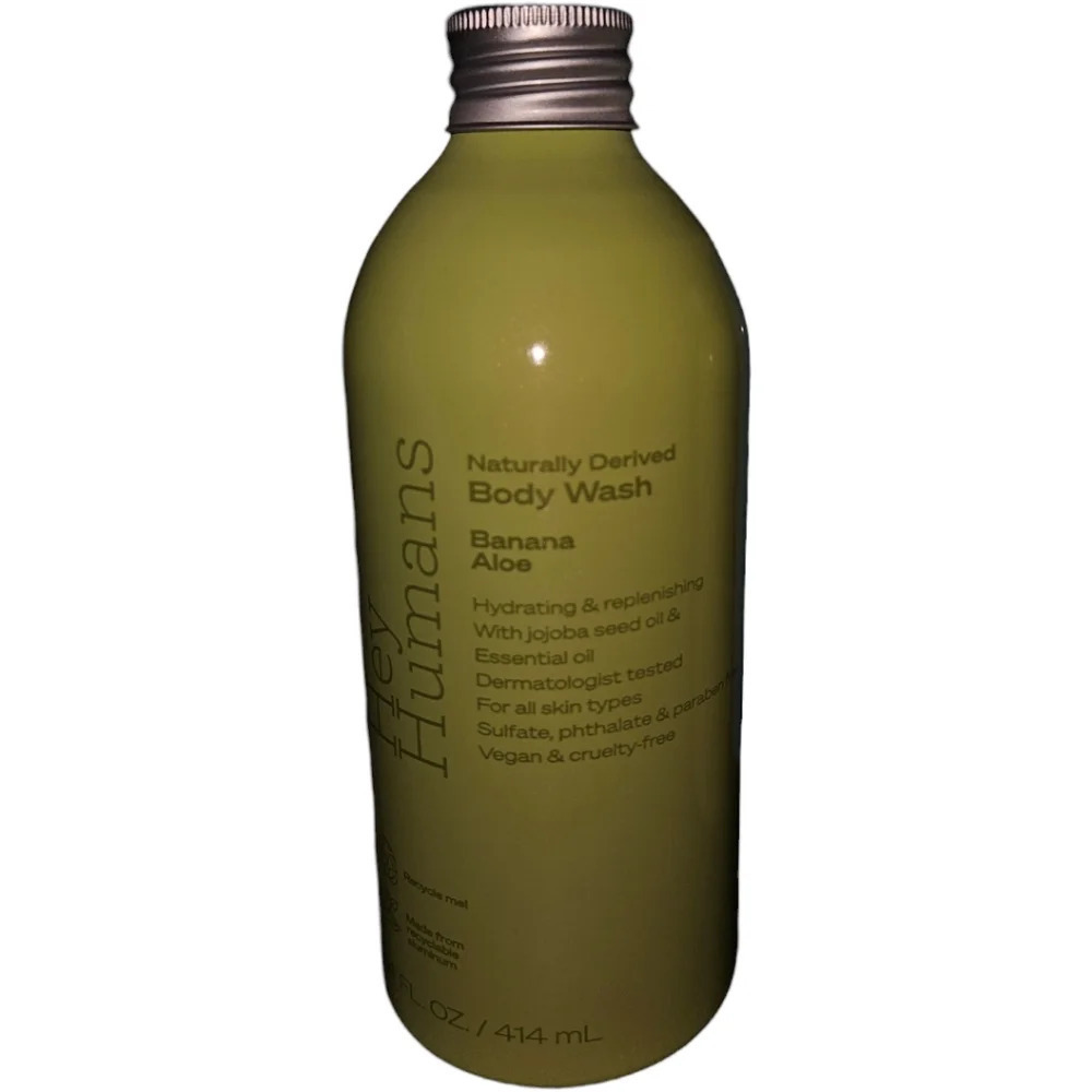Hey Humans Naturally Derived Body Wash Scent: Banana Aloe